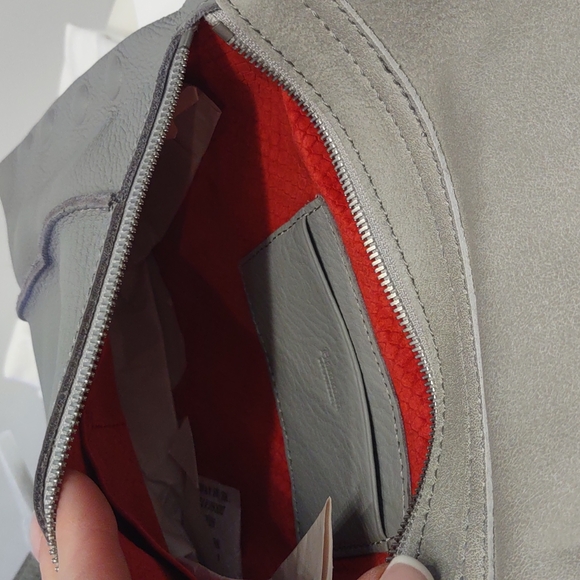 🤍HAMMITT VIP E Drizzle Gray Clutch Convertible Detachable Strap Crossbody NEW - Picture 8 of 10